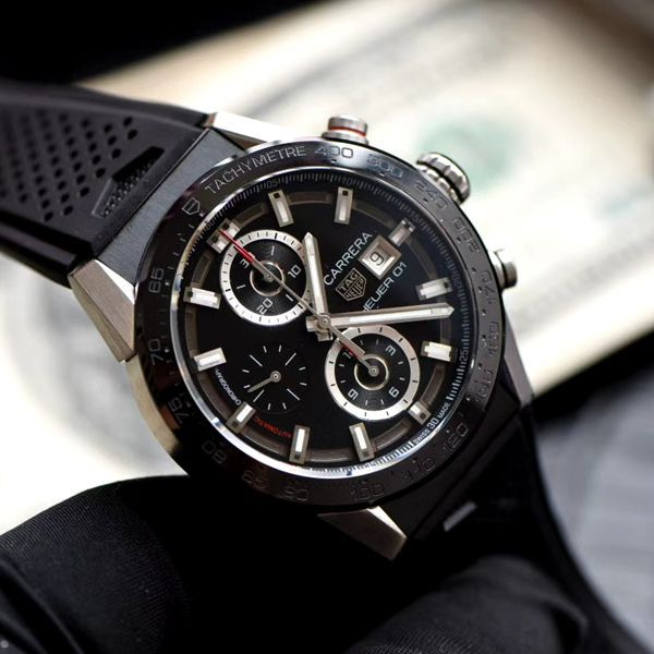 XF厂官网黑面旋风泰格豪雅卡莱拉系列CAR201Z.FT6046腕表