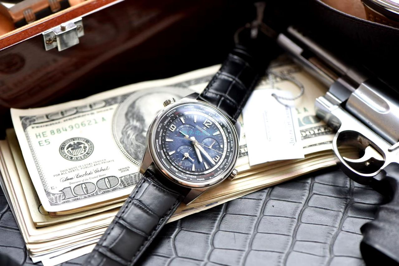 视频评测ZF厂顶级复刻高仿手表积家北宸地理学家世界时904847J腕表 / JJ179