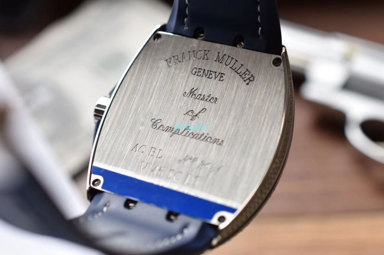 ZF厂顶级复刻高仿手表法穆兰蔚蓝之作V45蓝游艇蓝面魅影镶钻款 / FL071