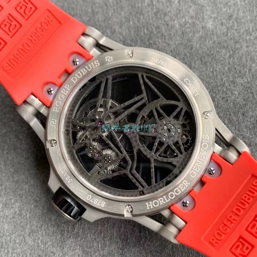 BBR厂顶级复刻高仿陀飞轮罗杰杜彼EXCALIBUR（王者系列）系列RDDBEX0479蓝面表带腕表 / LJ066