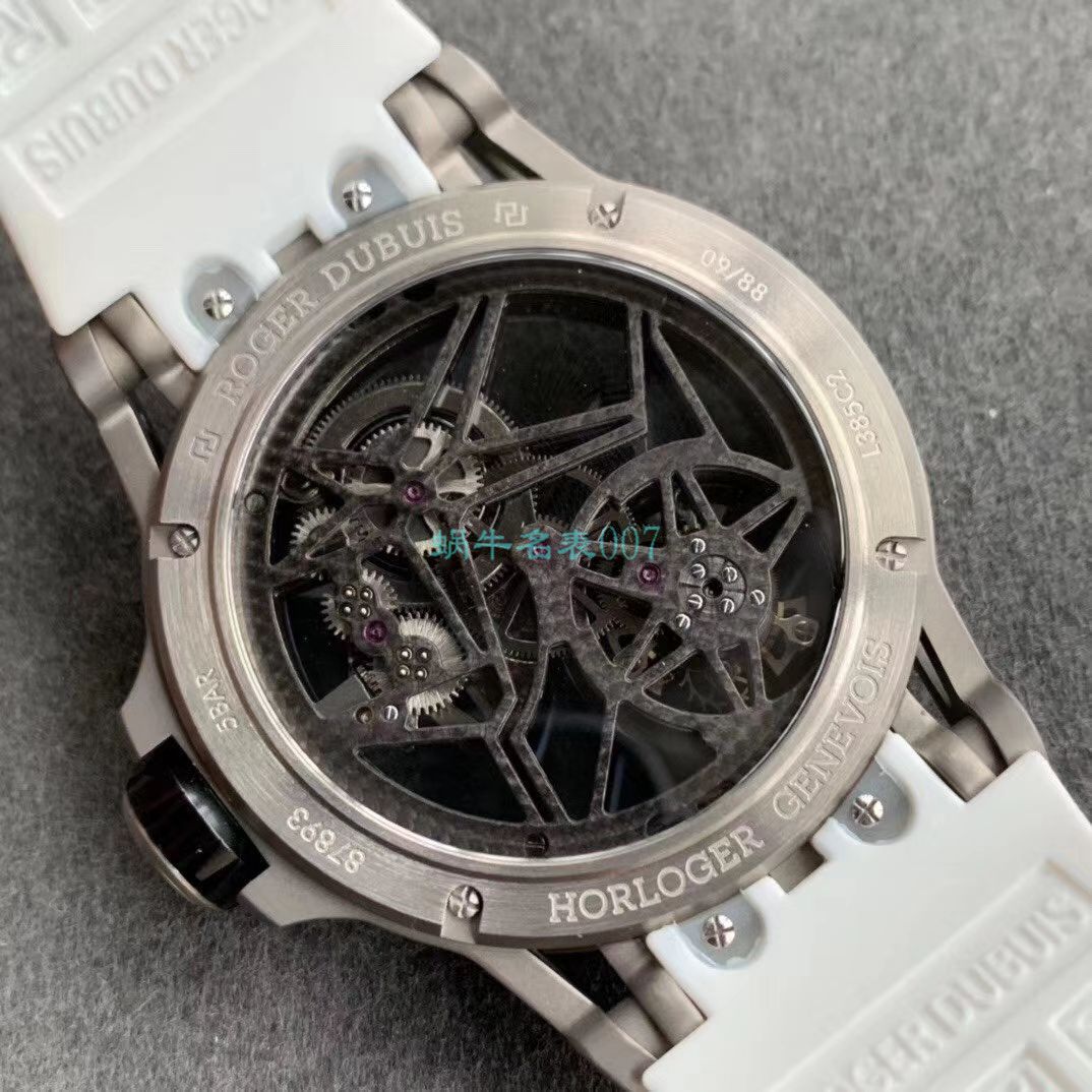 BBR厂顶级复刻高仿陀飞轮罗杰杜彼EXCALIBUR（王者系列）系列RDDBEX0479蓝面表带腕表 / LJ066