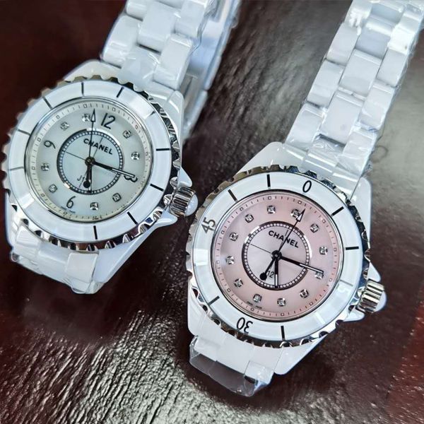 独家原单专柜一致香奈儿经典J12系列女士腕表H5704，H5513钻石款