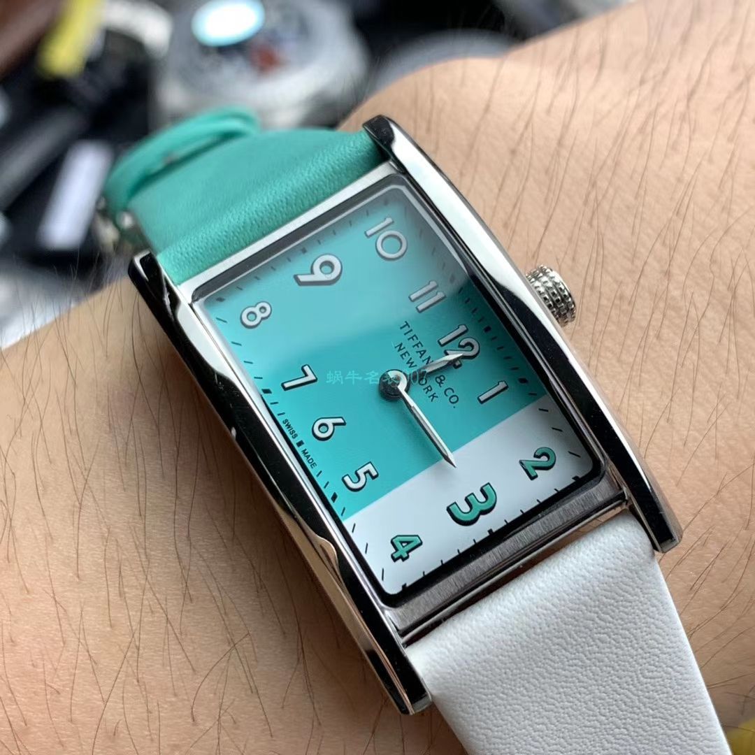 【渠道定制】蒂芙尼拼面夜光手表，世界上最迷人的蓝面，tiffany blue女装腕表！ / Tiffany01