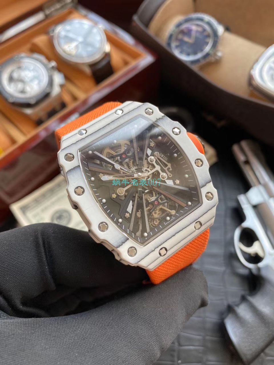 客定改装RICHARD MILLE理查德米勒复刻高仿RM 12-01限量陀飞轮腕表 / RM12-01