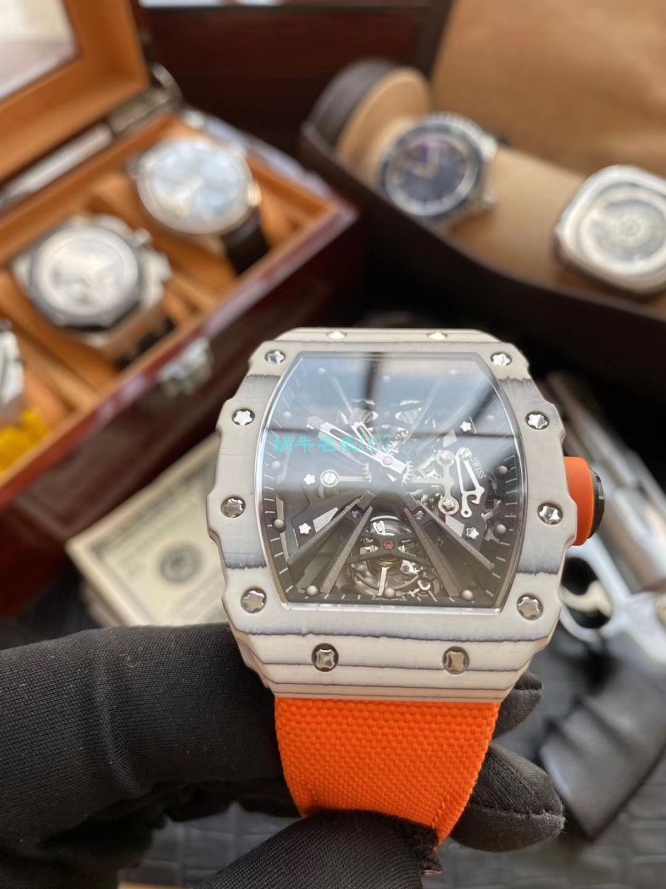 客定改装RICHARD MILLE理查德米勒复刻高仿RM 12-01限量陀飞轮腕表 / RM12-01