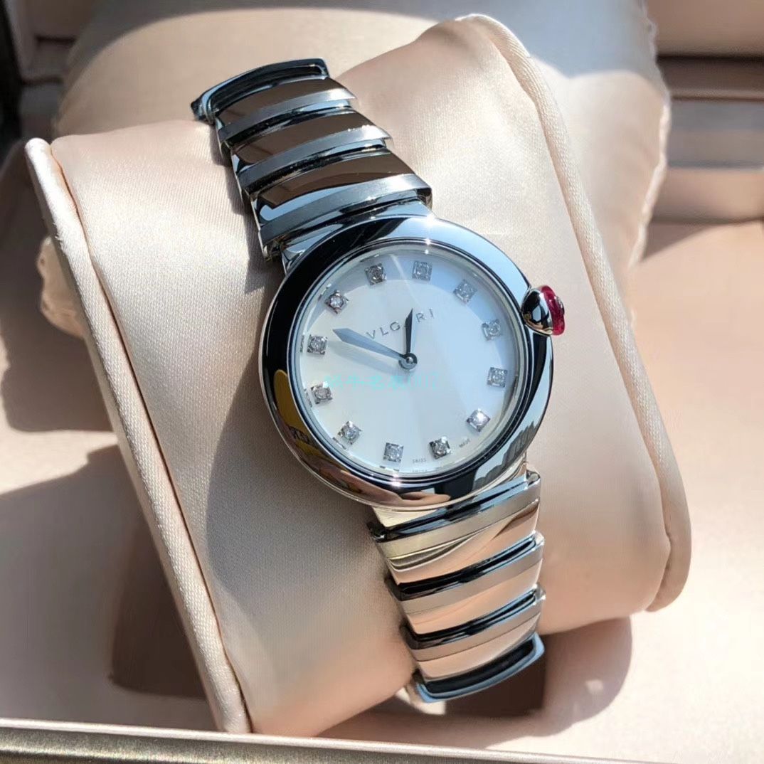 渠道真钻原单宝格丽LVCEA系列102196 LU28WSS/12女士腕表 / BG033