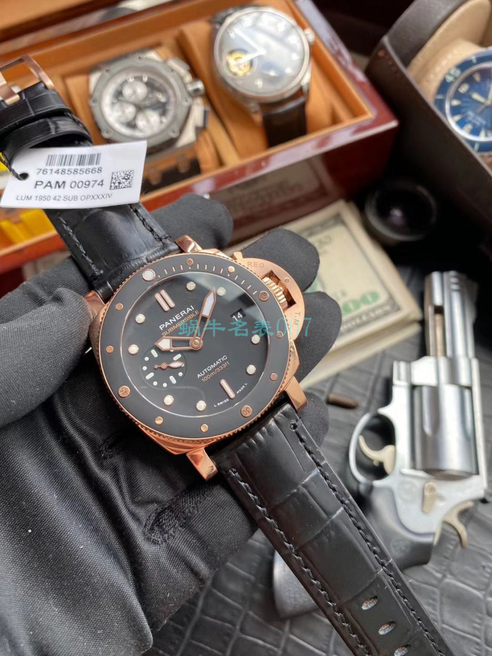 VS厂复刻高仿手表沛纳海SUBMERSIBLE 潜行系列PAM00974腕表 / VSPAM974