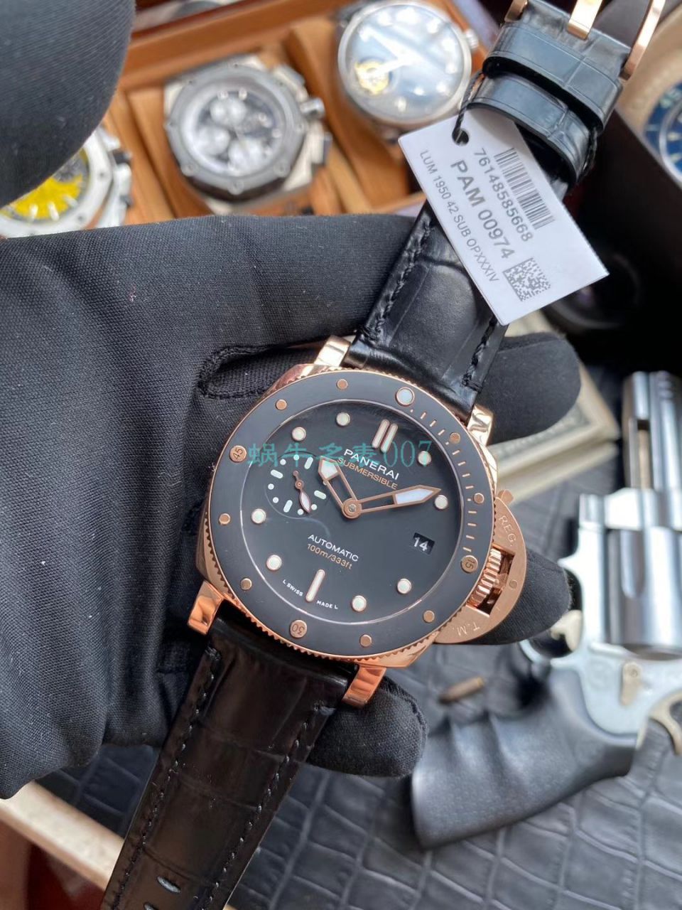 VS厂复刻高仿手表沛纳海SUBMERSIBLE 潜行系列PAM00974腕表 / VSPAM974