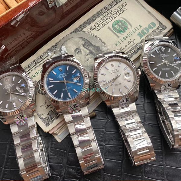 AR厂V3版劳力士日志41系列复刻高仿m126334-0017,116334-72210蓝盘,m126334-0013腕表