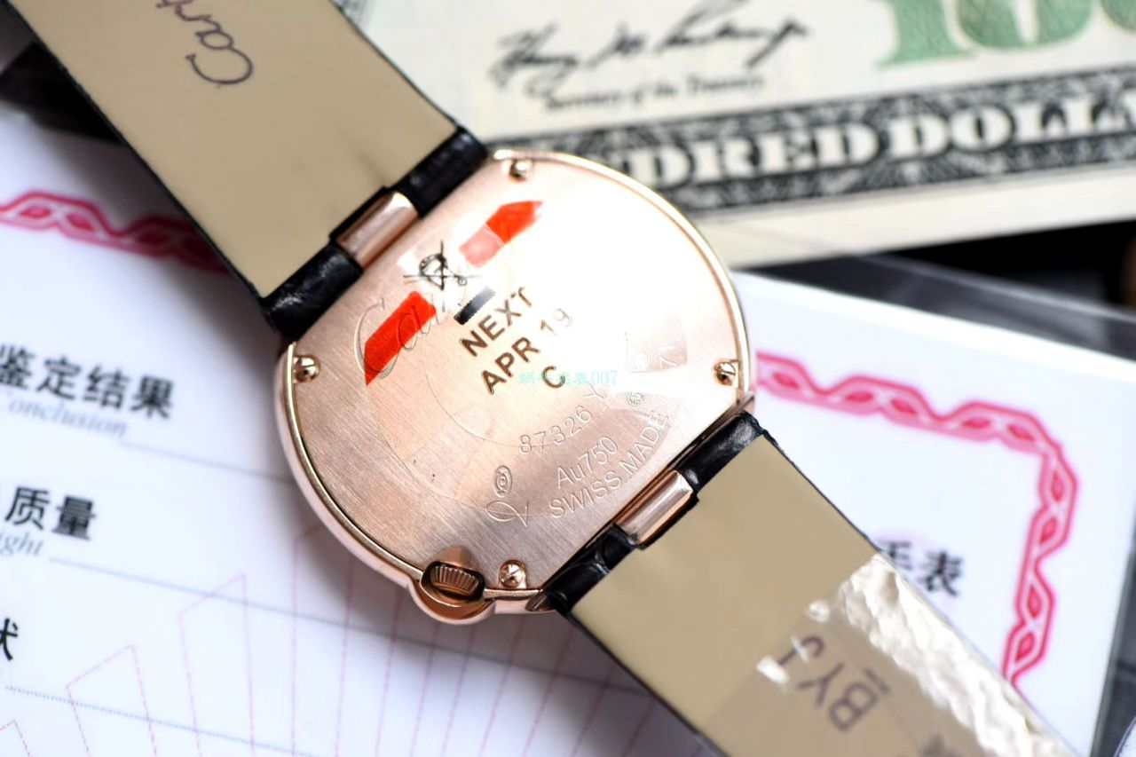 高端定制真钻女表卡地亚复刻高仿BALLON BLANC DE CARTIER系列WJBL0005腕表 / K282