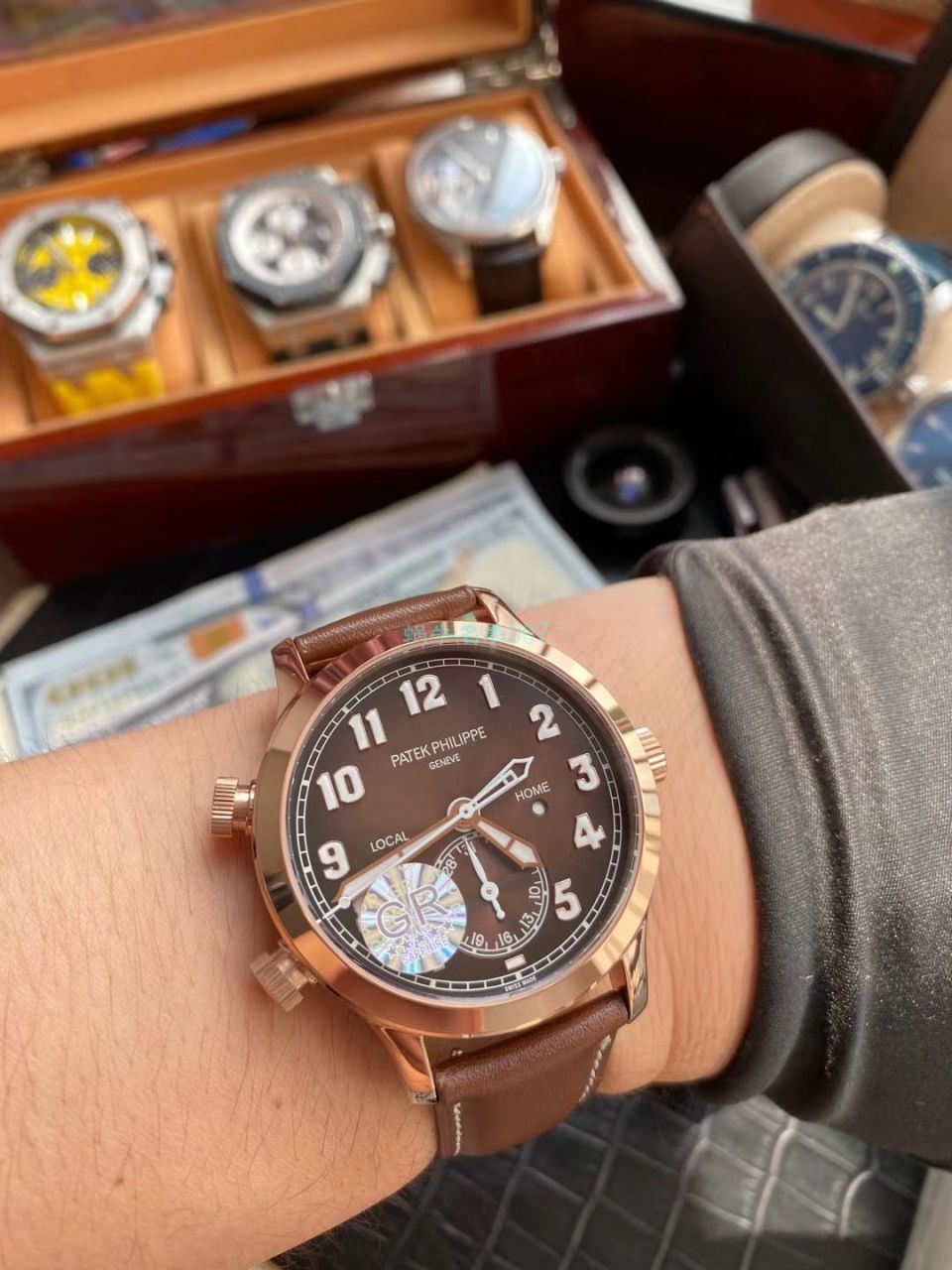 GR厂PP复刻手表百达翡丽高仿复杂功能时计系列5524R-001腕表 / BD298