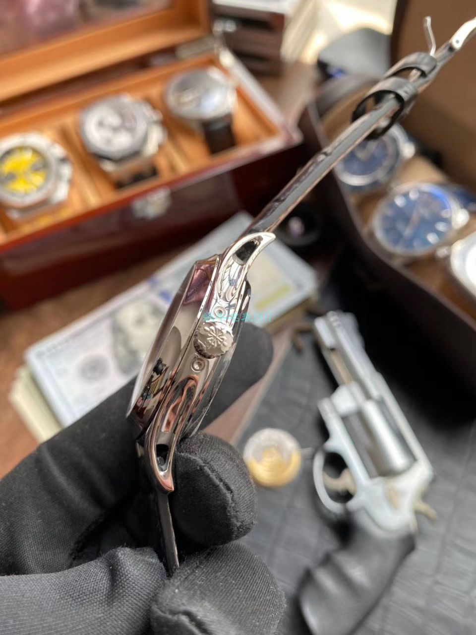 GR厂V2版本百达翡丽高仿手表复杂功能时计系列5205R-001,5205R-010腕表 / BD302