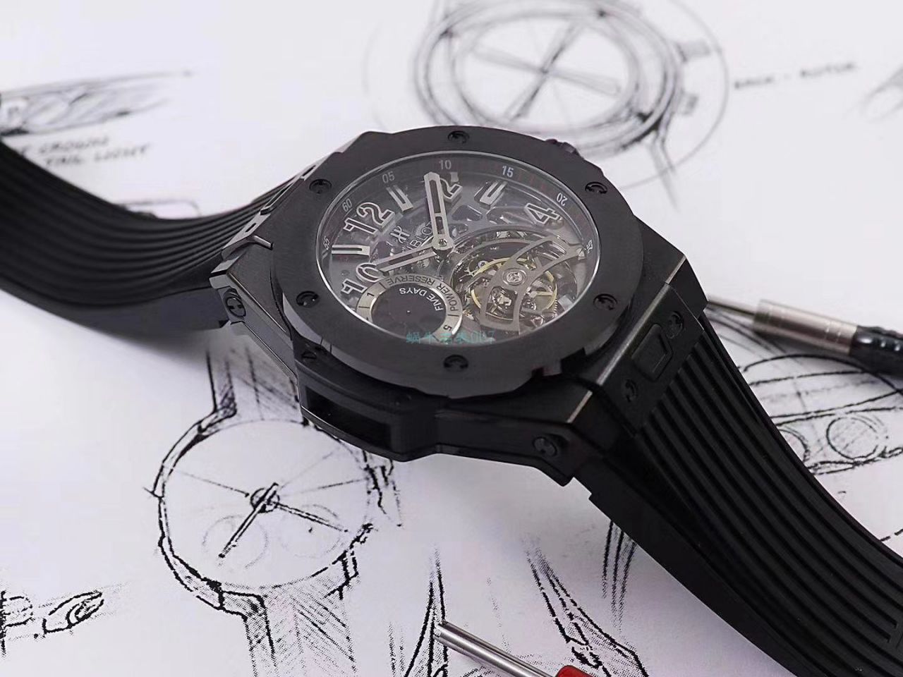 MJ厂高仿宇舶陀飞轮手表405.MX.0138.RX，405.OX.0138.LR，405.CI.0110.RX腕表 / YB097