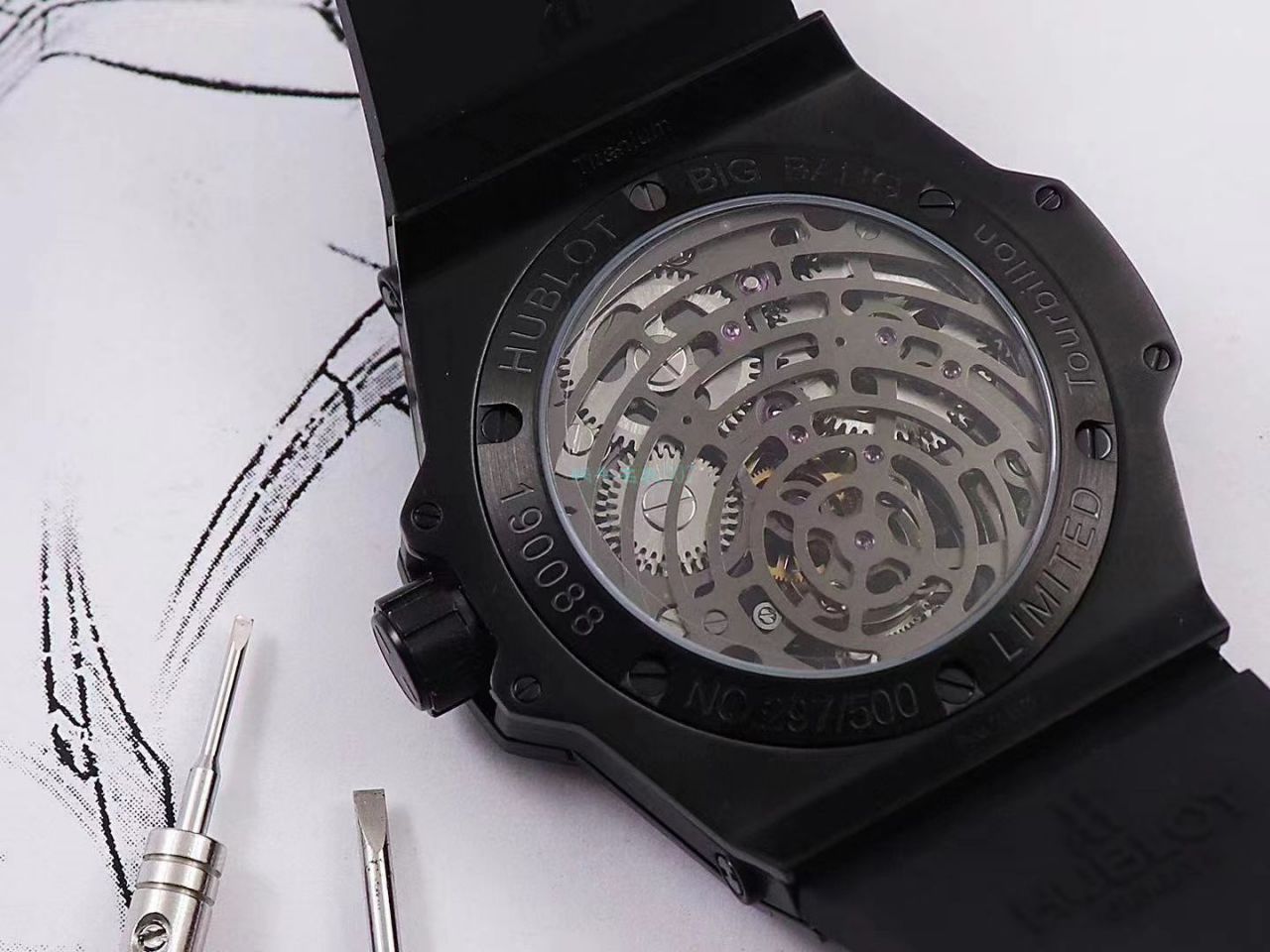 MJ厂高仿宇舶陀飞轮手表405.MX.0138.RX，405.OX.0138.LR，405.CI.0110.RX腕表 / YB097