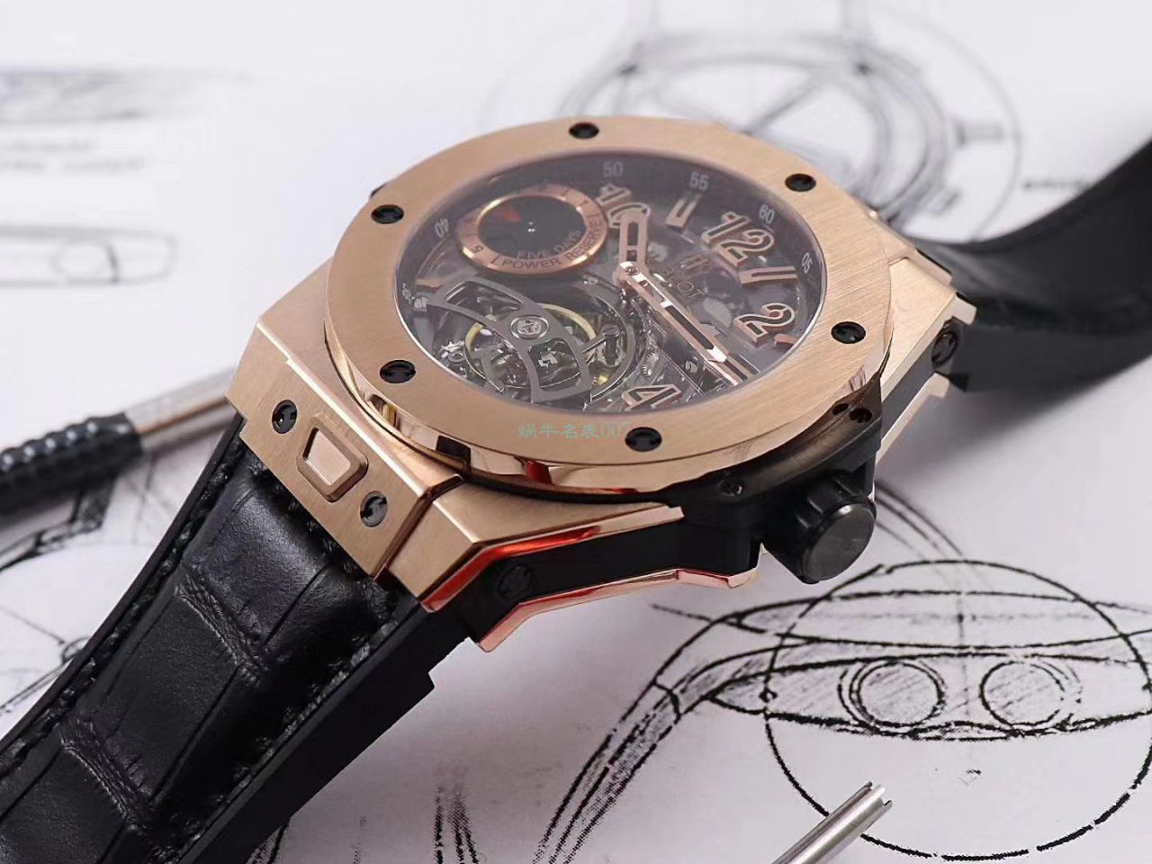 MJ厂高仿宇舶陀飞轮手表405.MX.0138.RX，405.OX.0138.LR，405.CI.0110.RX腕表 / YB097