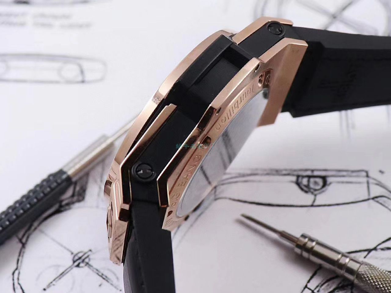 MJ厂高仿宇舶陀飞轮手表405.MX.0138.RX，405.OX.0138.LR，405.CI.0110.RX腕表 / YB097