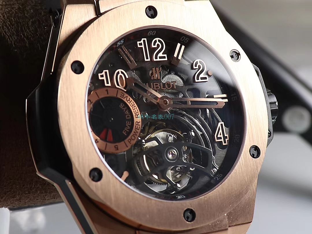 MJ厂高仿宇舶陀飞轮手表405.MX.0138.RX，405.OX.0138.LR，405.CI.0110.RX腕表 / YB097