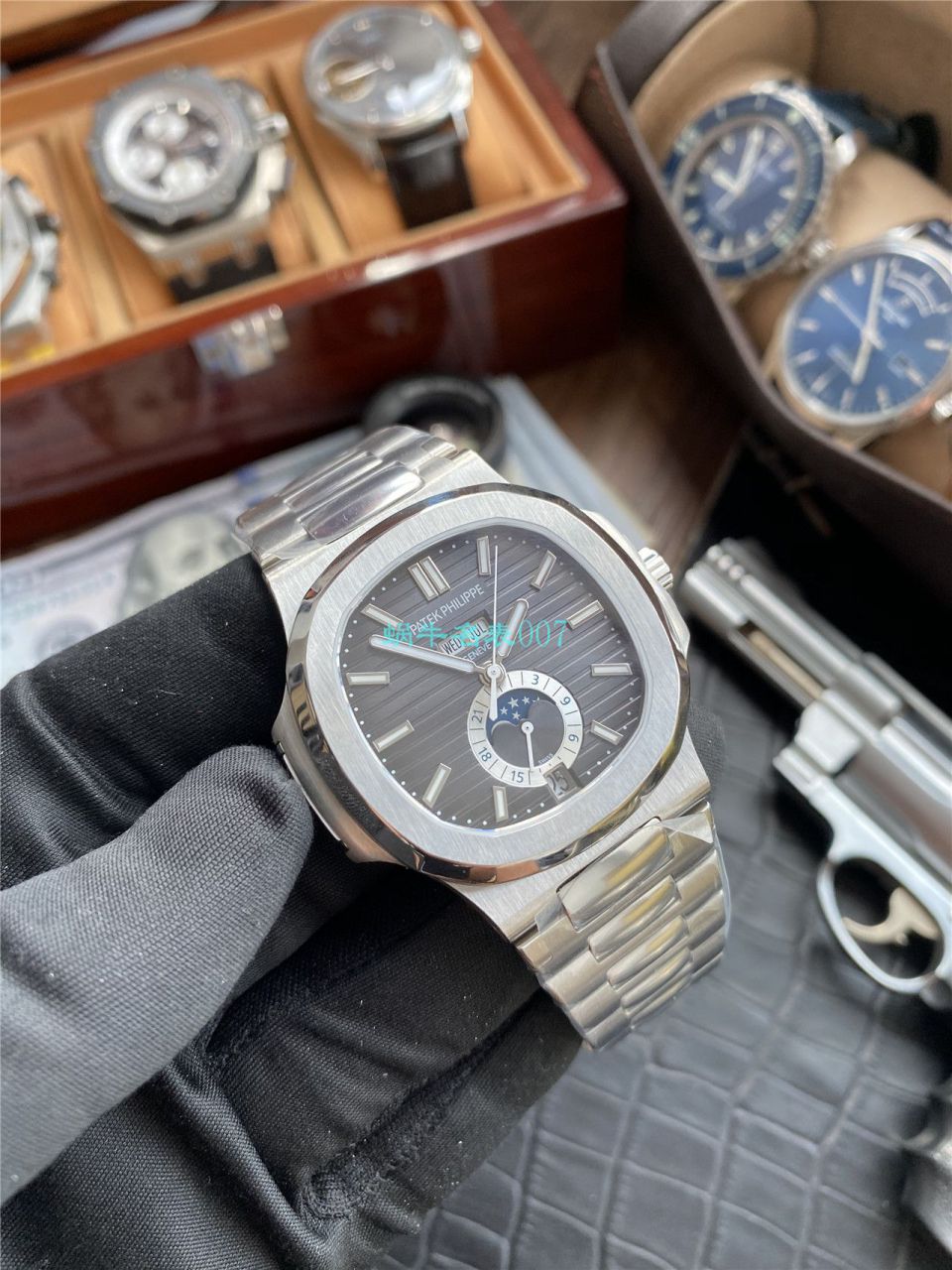 视频评测V9厂顶级复刻高仿百达翡丽鹦鹉螺5726/1A-014，5726/1A-010，5726/1A-001手表 / BD308