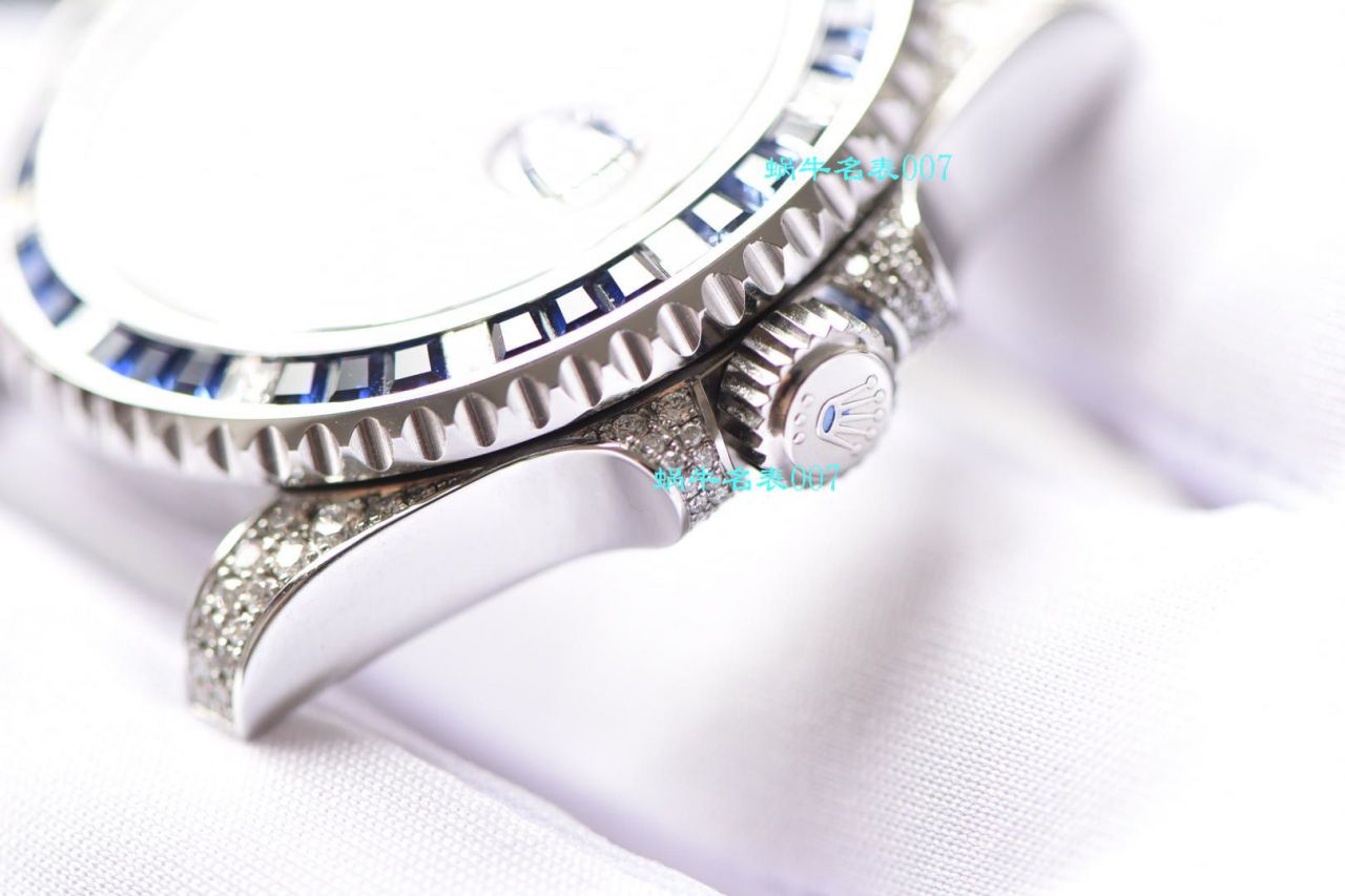 独家【定制真钻蓝水鬼罗志祥同款】劳力士顶级复刻高仿潜航者型116619LB-97209手表 / R620