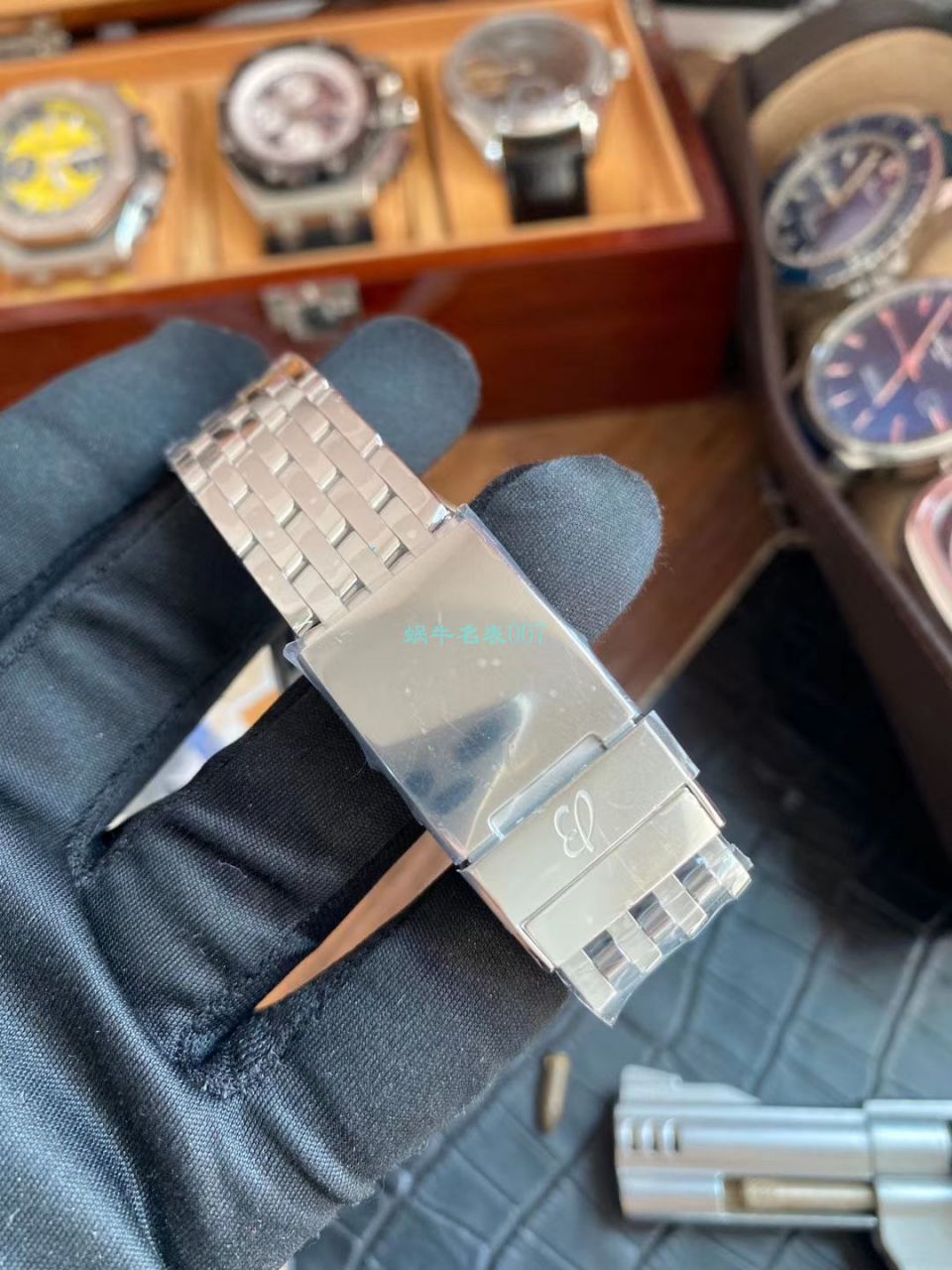 V7厂顶级复刻高仿手表百年灵航空计时1系列A17326211B1A1腕表 / BL185