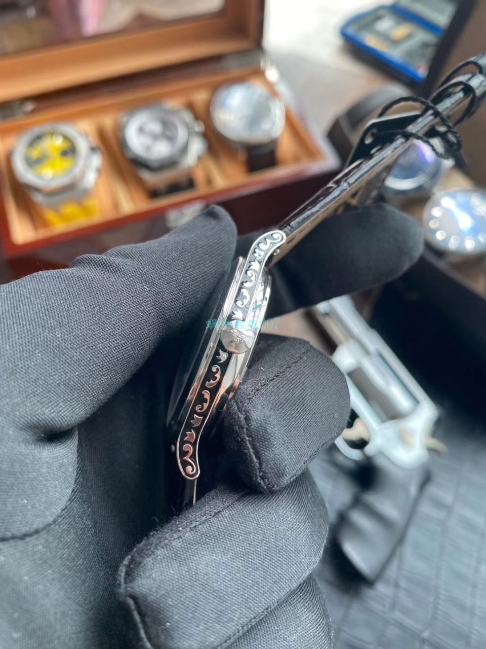 FL厂百达翡丽高仿手表古典表系列5088/100P藤蔓花纹 / BD311