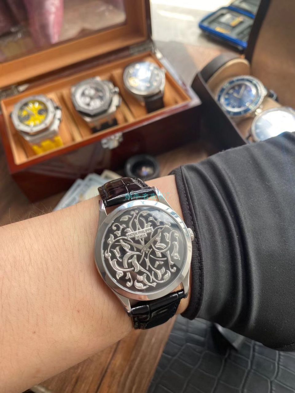 FL厂百达翡丽高仿手表古典表系列5088/100P藤蔓花纹 / BD311