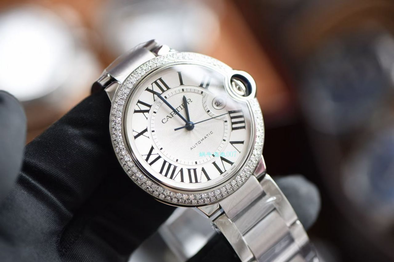 【后加工高端定制真钻】卡地亚蓝气球顶级复刻高仿WE9009Z3男士手表42毫米腕表  / K302B
