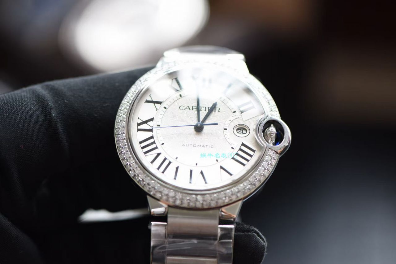 【后加工高端定制真钻】卡地亚蓝气球顶级复刻高仿WE9009Z3男士手表42毫米腕表  / K302B