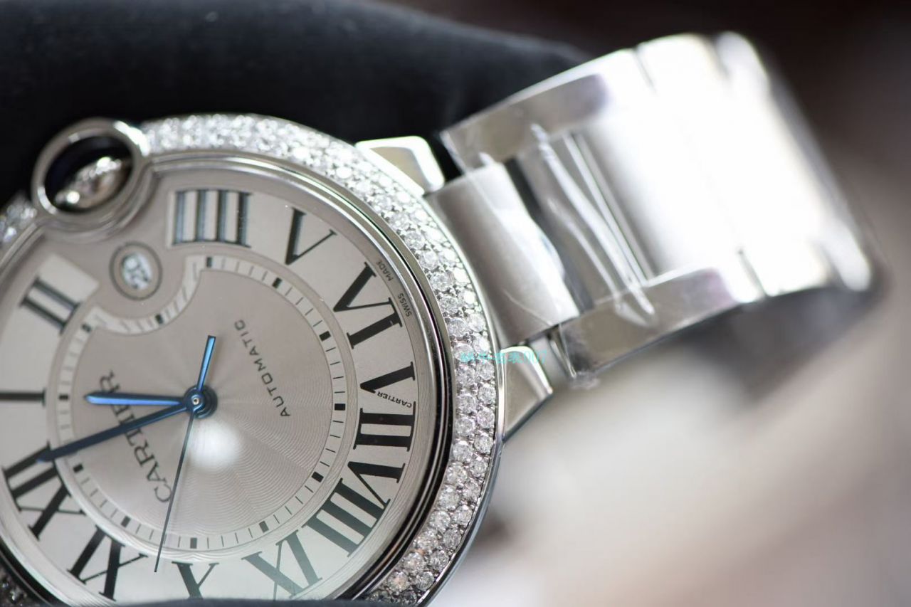 【后加工高端定制真钻】卡地亚蓝气球顶级复刻高仿WE9009Z3男士手表42毫米腕表  / K302B