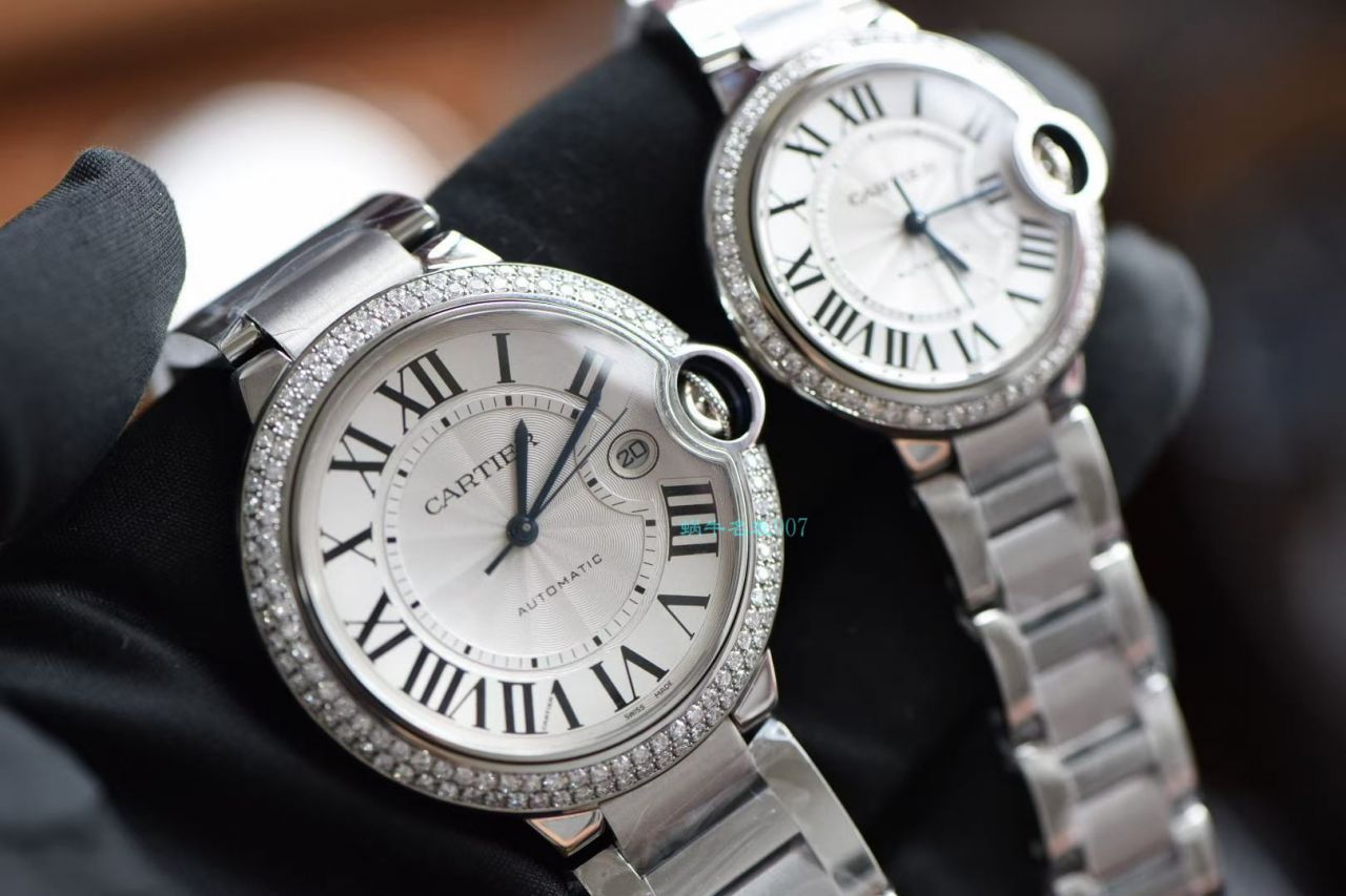 【后加工高端定制真钻】卡地亚蓝气球顶级复刻高仿WE9009Z3男士手表42毫米腕表  / K302B