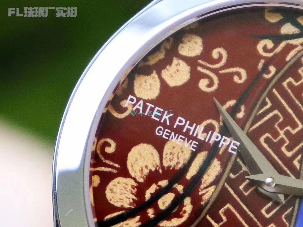 FL厂顶级复刻高仿手表百达翡丽珍稀工艺珐琅5077P-102《不丹六面织品》，5077P-103《不丹八面织品》腕表 / BD316