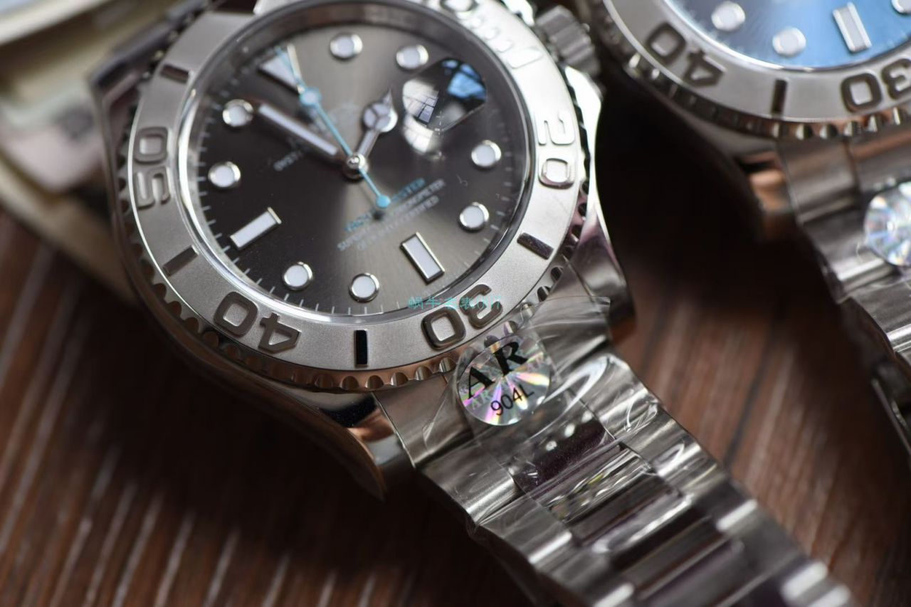 【视频评测】AR厂1比1高精仿手表劳力士游艇名仕型系列116622-78760 银盘腕表 / R638