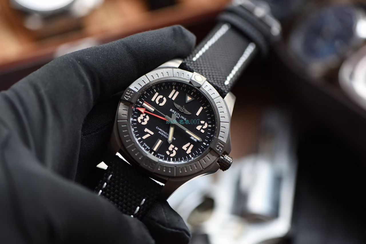 【视频评测】OXF高仿手表百年灵复仇者GMT双时区V32395101B1X1腕表 / BL196