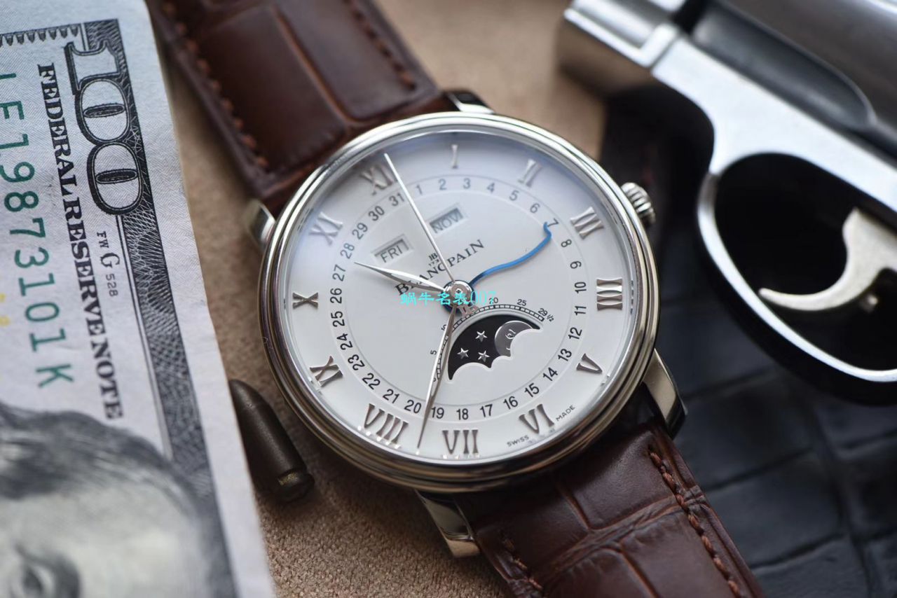 om厂宝珀6654月相v3【视频评测】超A高仿宝珀手表6654-1127-55B / BP073