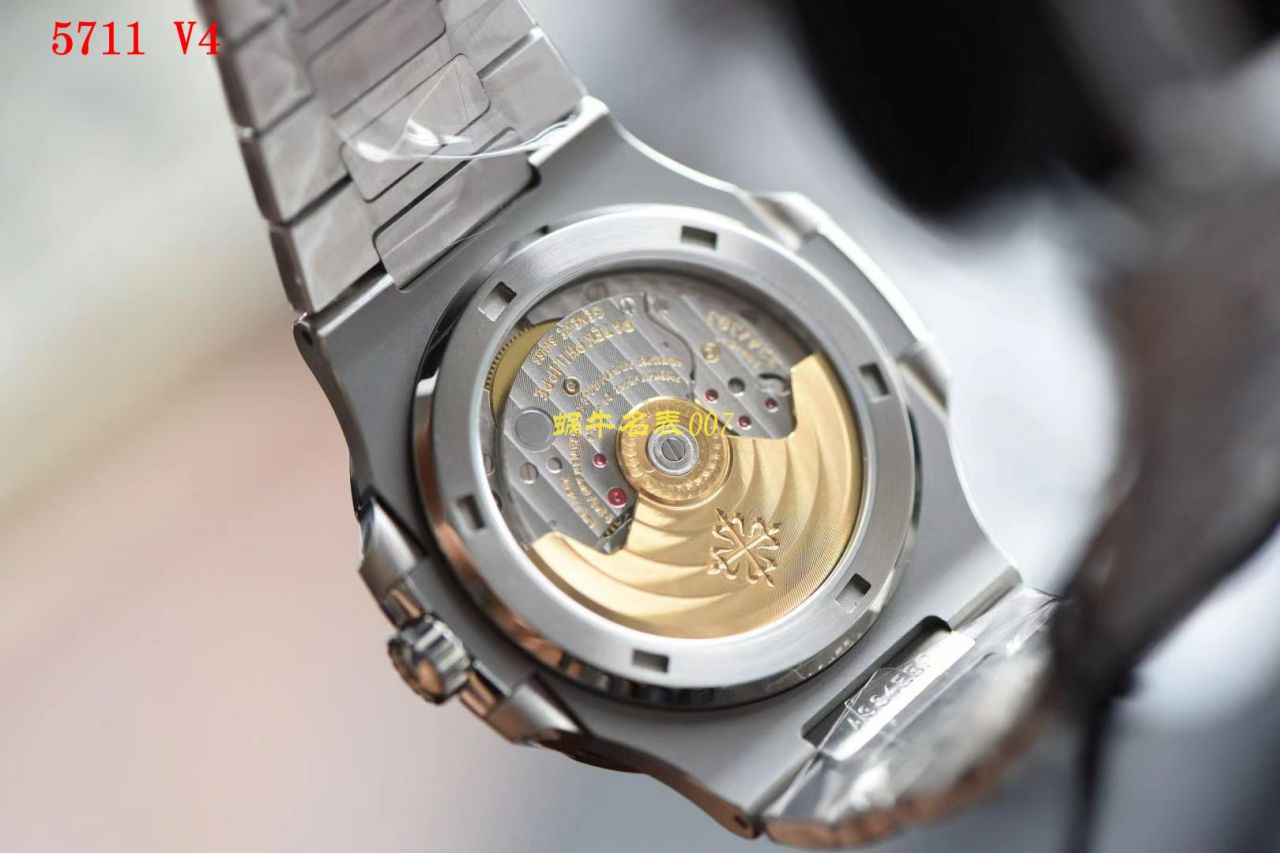 视频评测PPF厂V4版本百达翡丽顶级复刻手表鹦鹉螺5711/1A-010腕表 / BD307