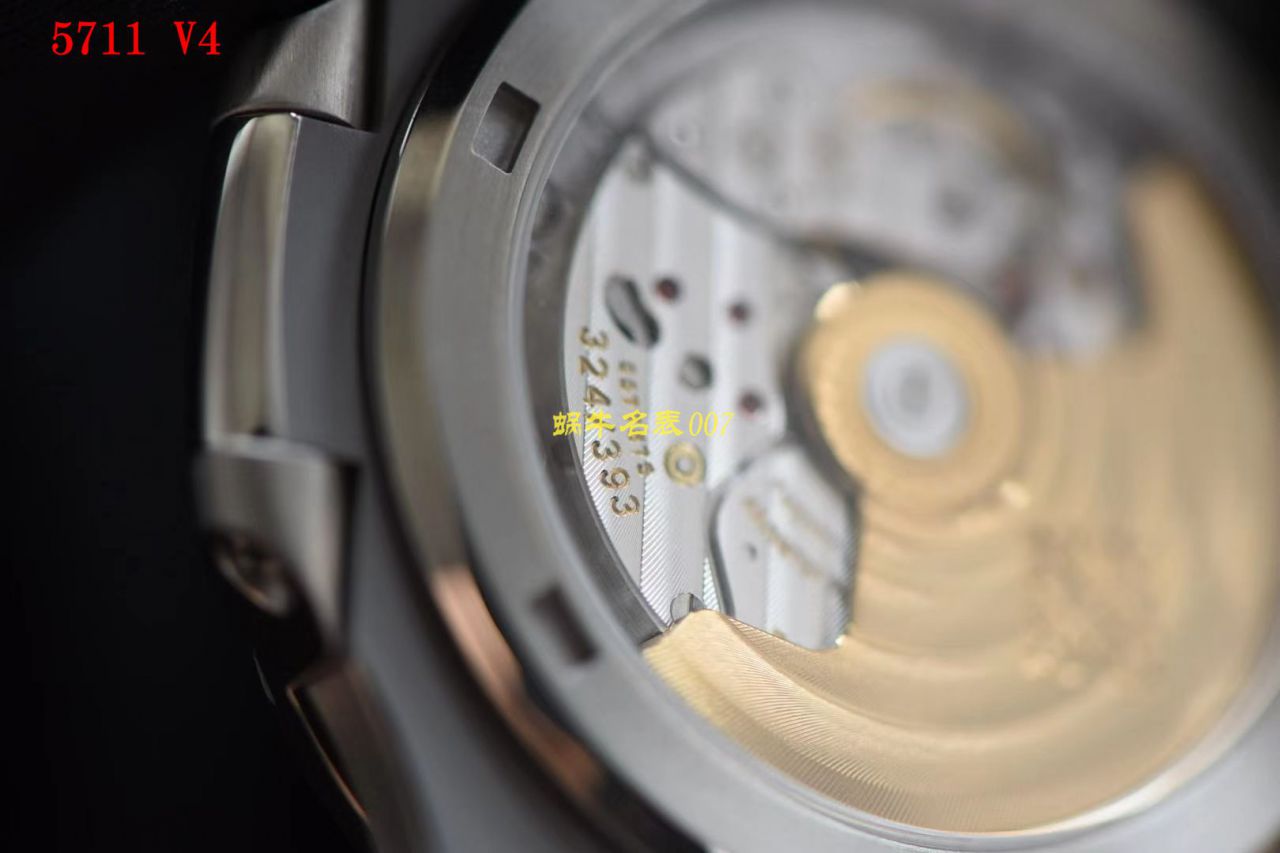 【PPF超级PATEK PHILIPPE鹦鹉螺重磅来袭！“灰蓝”】百达翡丽运动优雅顶级复刻高仿5711/1A 010 不锈钢腕表(高仿鹦鹉螺)2019年钢表王座的开年重器 / BD267