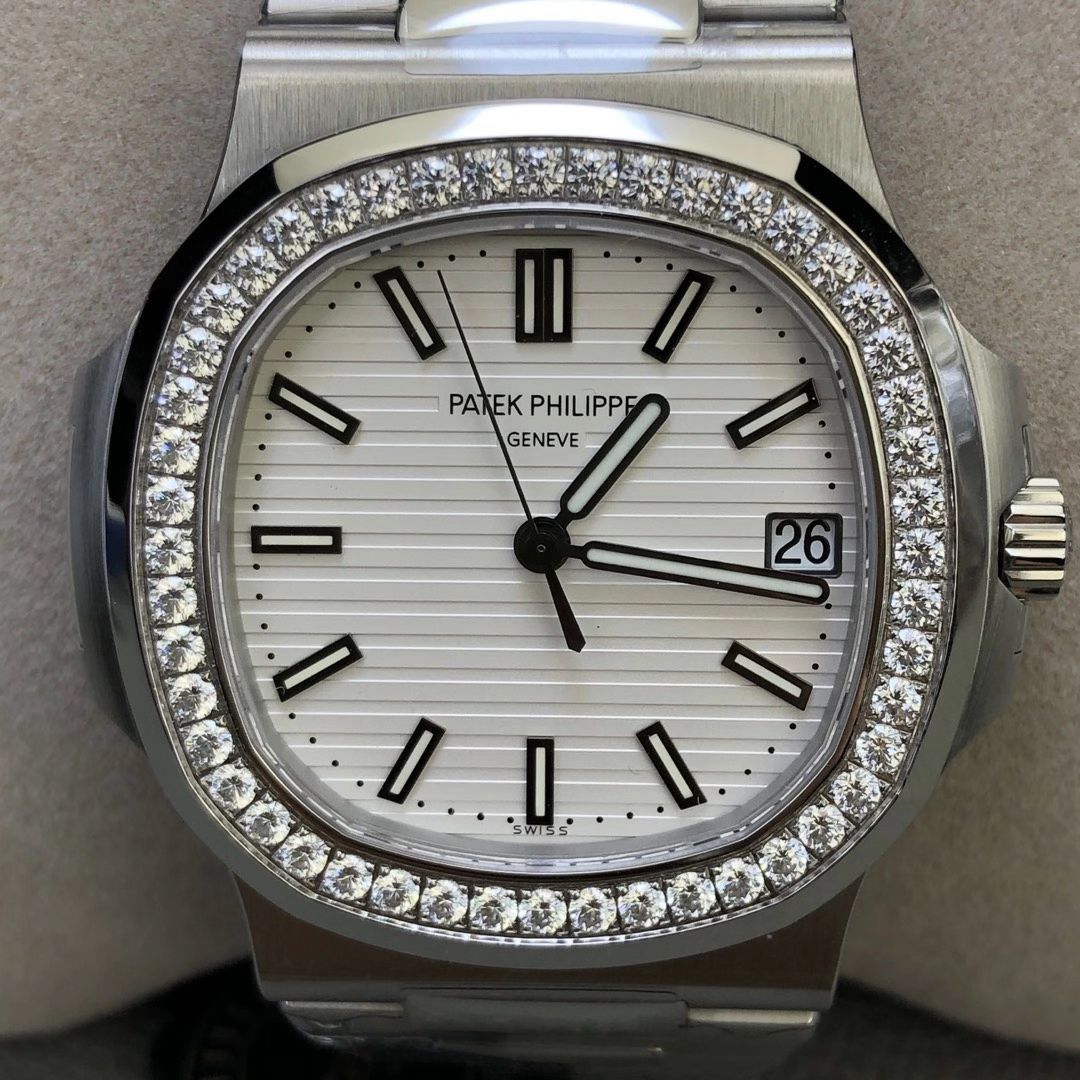 PPF厂V4版超级鹦鹉螺钻圈百达翡丽1比1精高仿手表5711/1A-011 / BD322