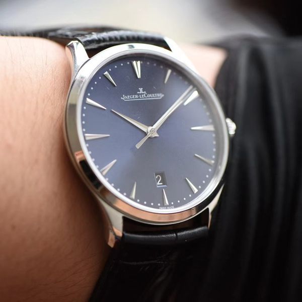 【视频评测】FK厂超A高仿积家超薄大师手表新款蓝面