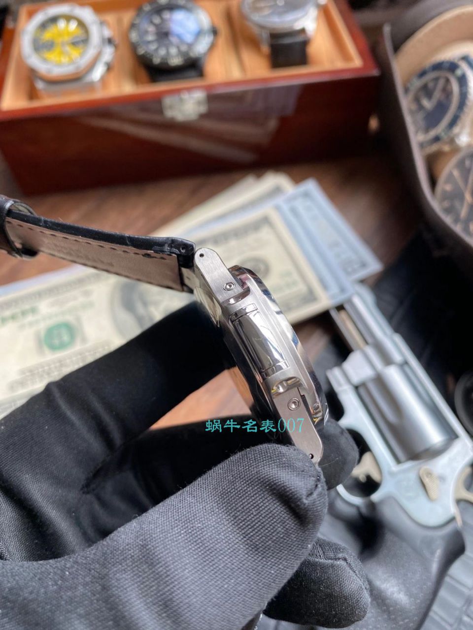 GR厂最新百达翡丽Nautilus鹦鹉螺年历碗表顶级复刻高仿5726系列V2版本（升级真月相） / BD330jpg