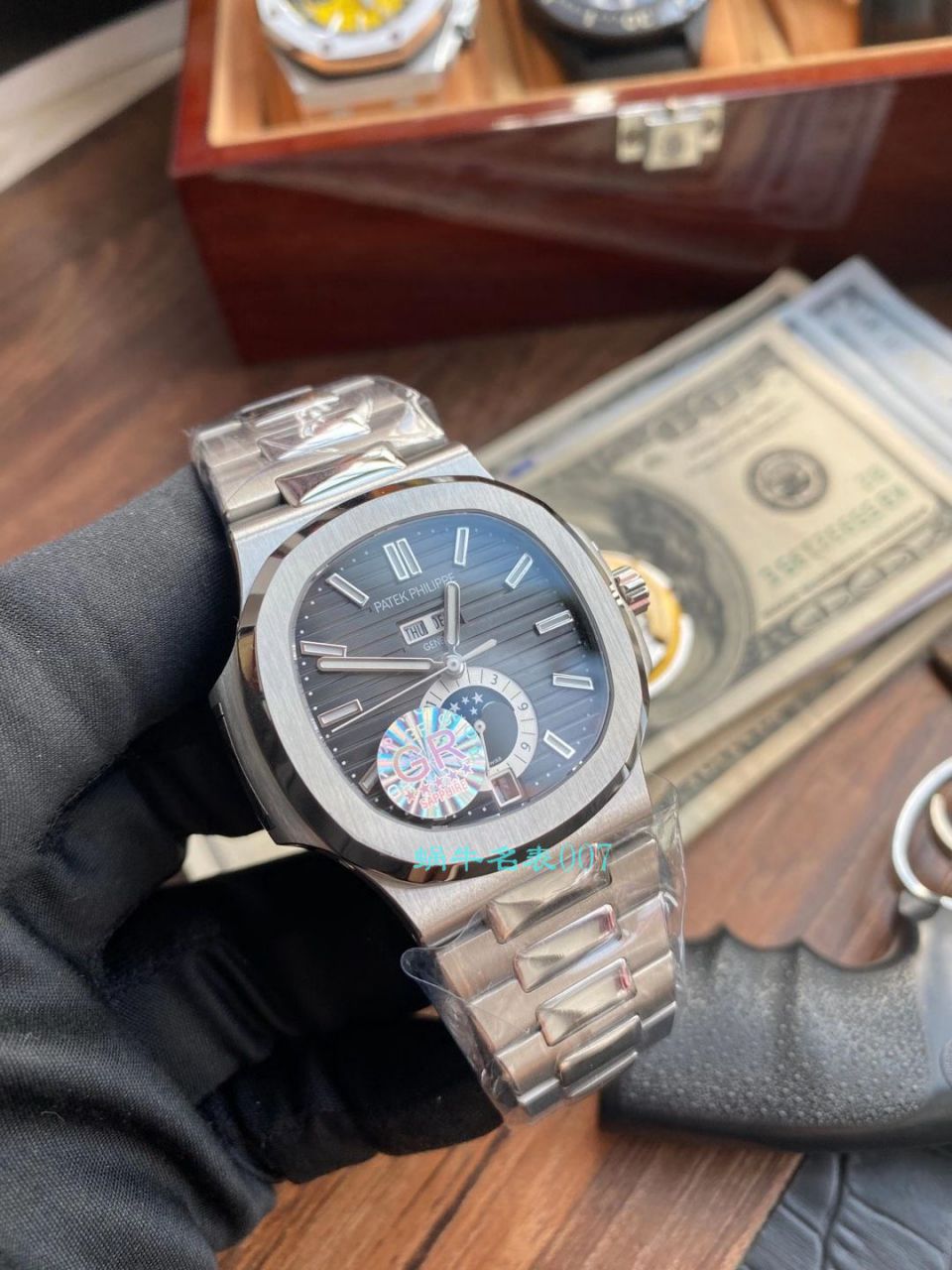 GR厂百达翡丽鹦鹉螺1比1精仿手表V2版本5726A-001真月相 / BD325