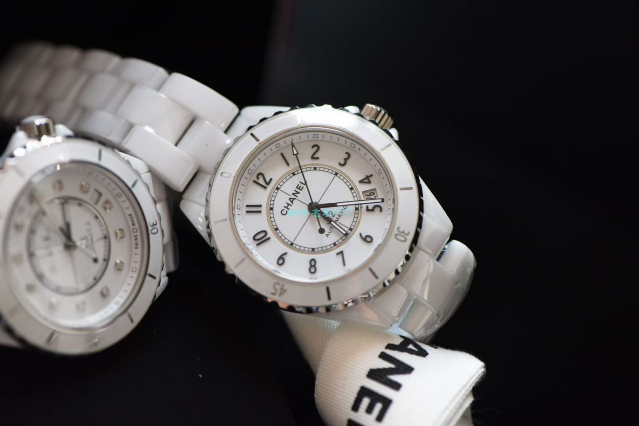 【视频评测】BV厂1比1高精仿手表香奈儿背透J12系列H5700女表 / X061