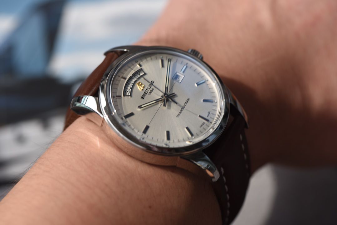 【视频评测】V7厂百年灵越洋系列1比1高精仿手表A4531012.G751.437X.A20BA.1腕表 / BL199