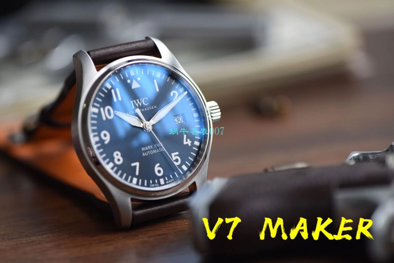 【视频评测】V7厂万国马克十八钢带款顶级复刻高仿IW327002腕表 / WG579