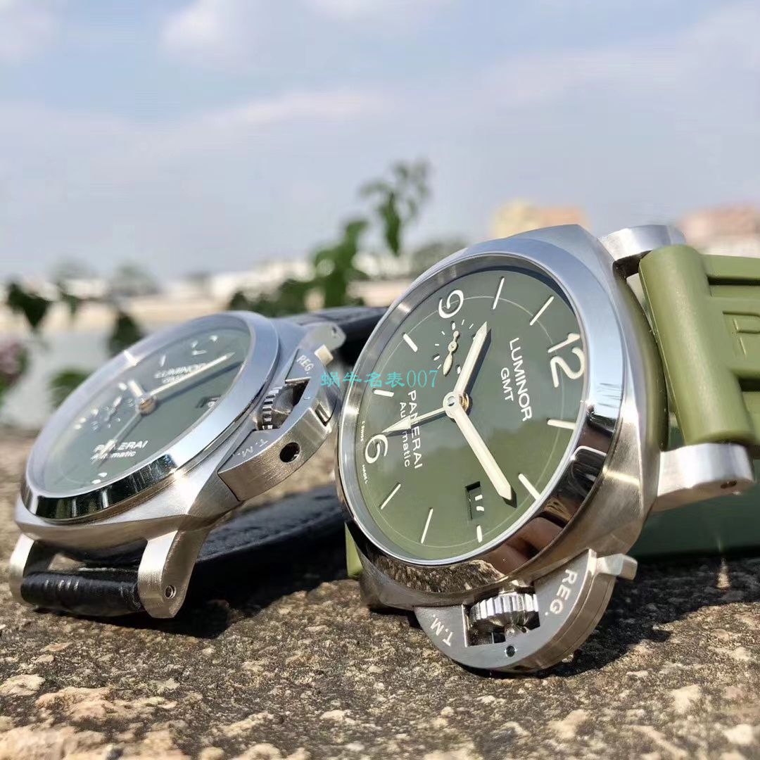 VS厂沛纳海PAM01056，PAM1056绿盘GMT复刻高仿手表 / PAM1056