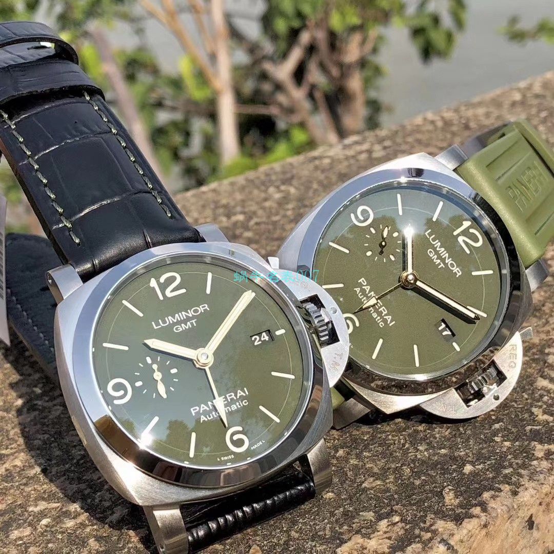 VS厂沛纳海PAM01056，PAM1056绿盘GMT复刻高仿手表 / PAM1056