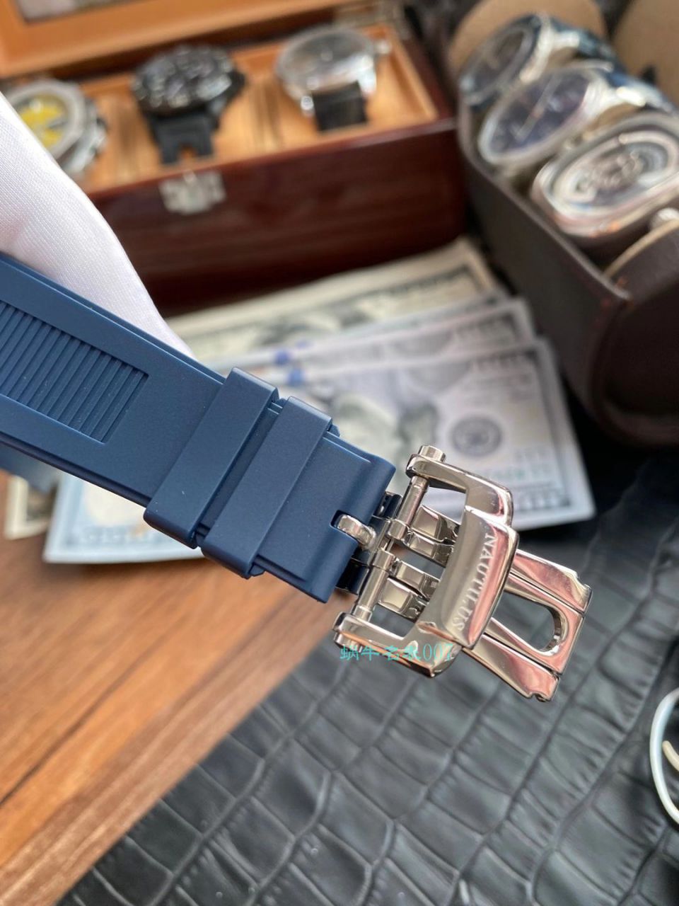 【视频评测】GR厂百达翡丽真月相鹦鹉螺1比1高仿复刻手表V2版本5726/1A-014 / BD332