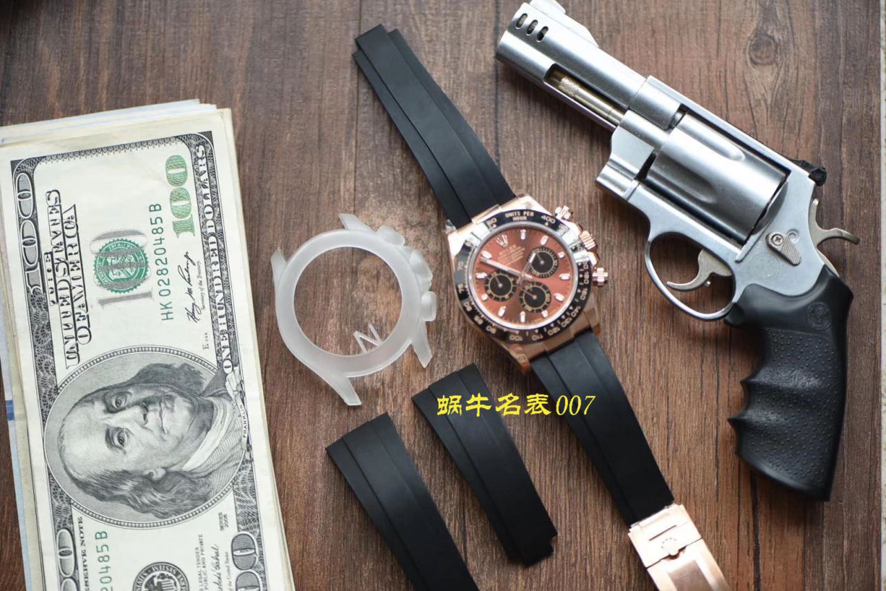 【视频评测】N厂劳力士4130迪通拿顶级复刻高仿手表咖啡猫m116515ln-0041腕表 / R663