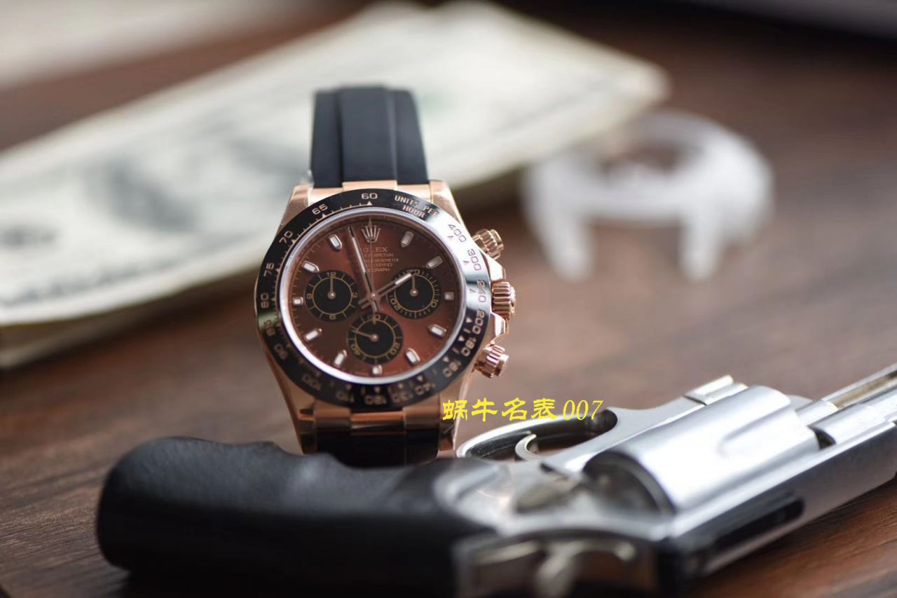 【视频评测】N厂劳力士4130迪通拿顶级复刻高仿手表咖啡猫m116515ln-0041腕表 / R663
