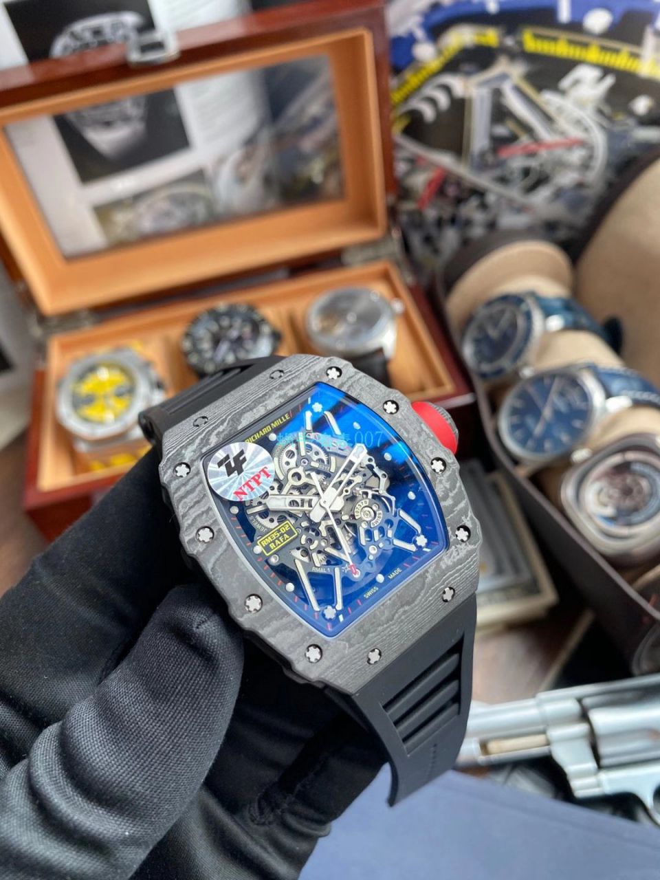 【视频评测】ZF厂1比1复刻高仿理查德米勒Richard Mille V3版本RM 35-02手表 / ZFRM035-02V3