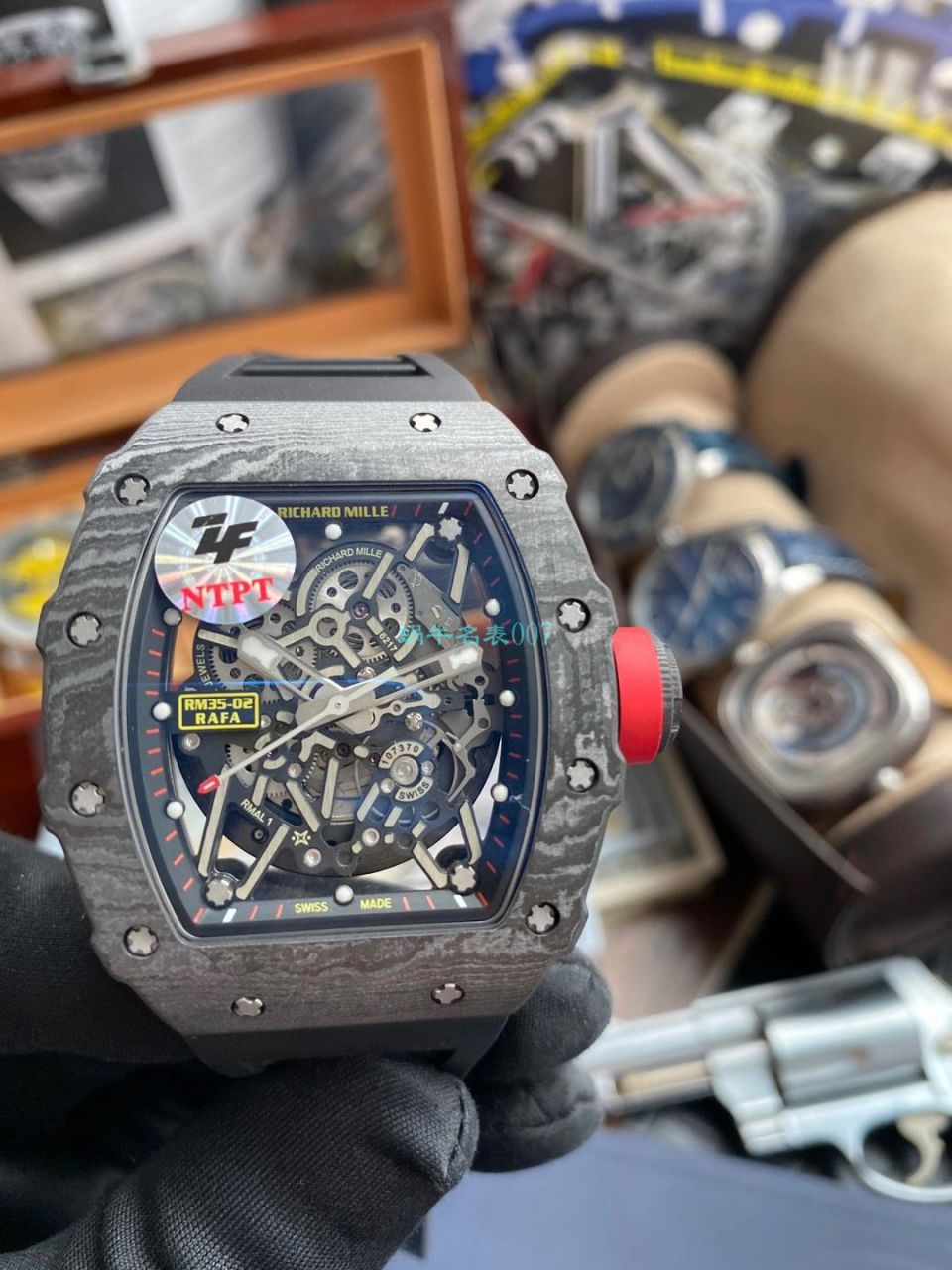 【视频评测】ZF厂1比1复刻高仿理查德米勒Richard Mille V3版本RM 35-02手表 / ZFRM035-02V3